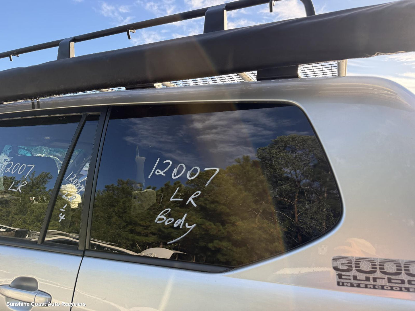 2003-2009 Toyota Prado Left Rear Side Glass