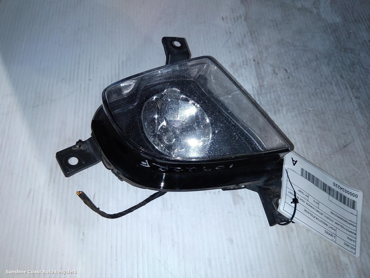 2010 Bmw 3 Series Right Indicator Fog Side