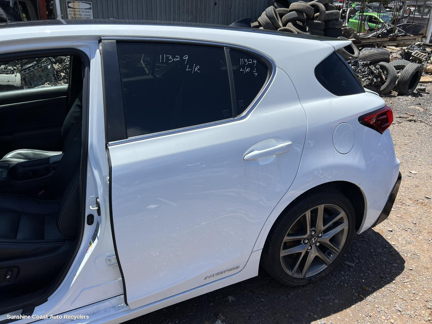 2018 Lexus Ct200h Left Rear Door Sliding