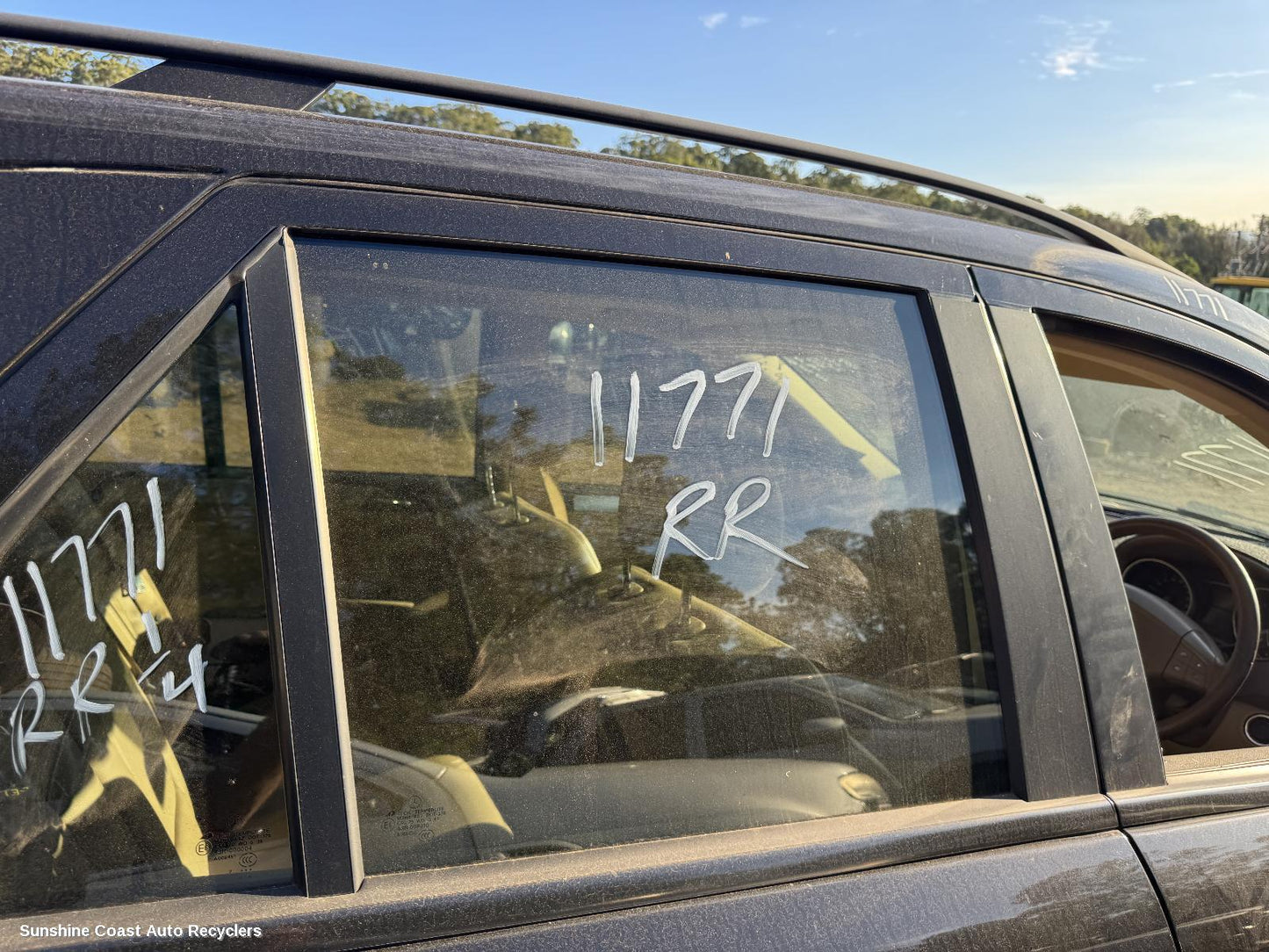 2008 Mercedes M Class Right Rear Door Window