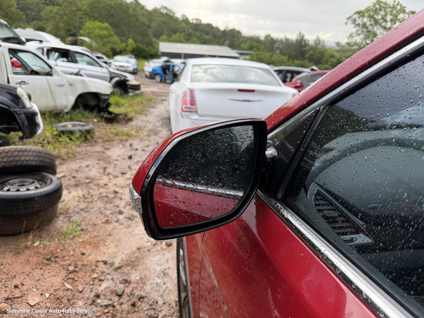 2014-2015 Hyundai Santa Fe Left Door Mirror