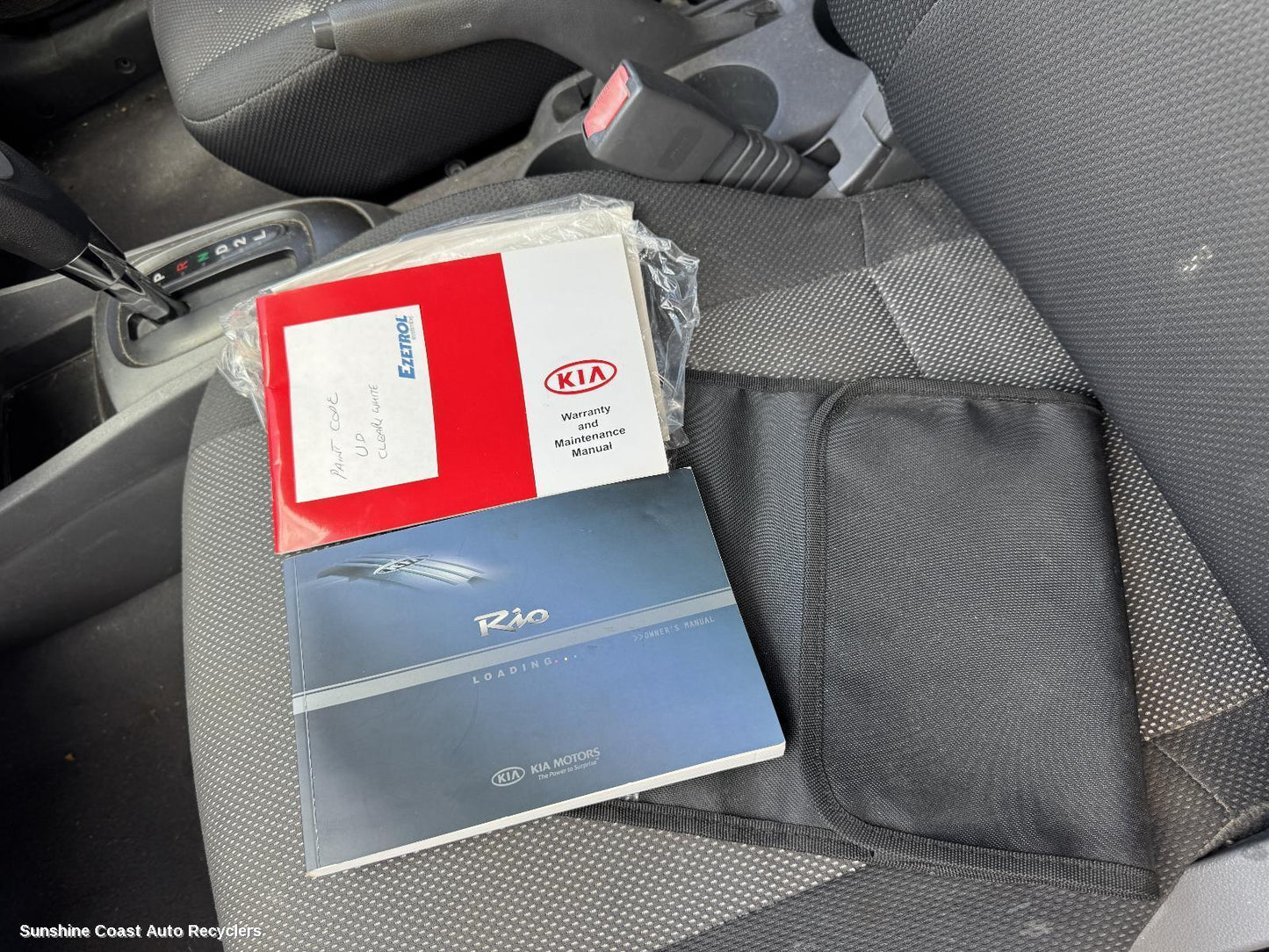 2007 Kia Rio Owners Handbook
