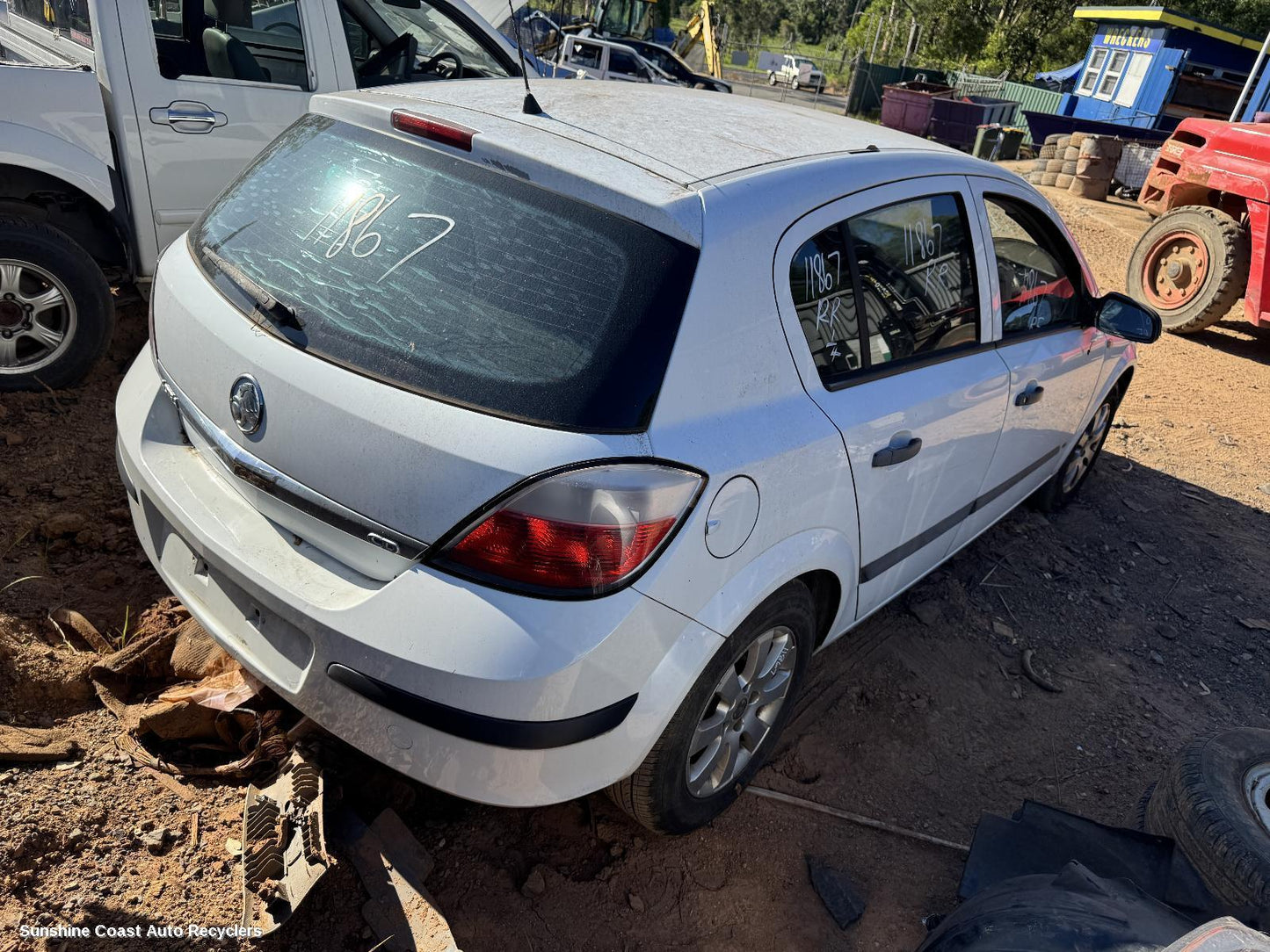 2005 Holden Astra Number Plate Lamp