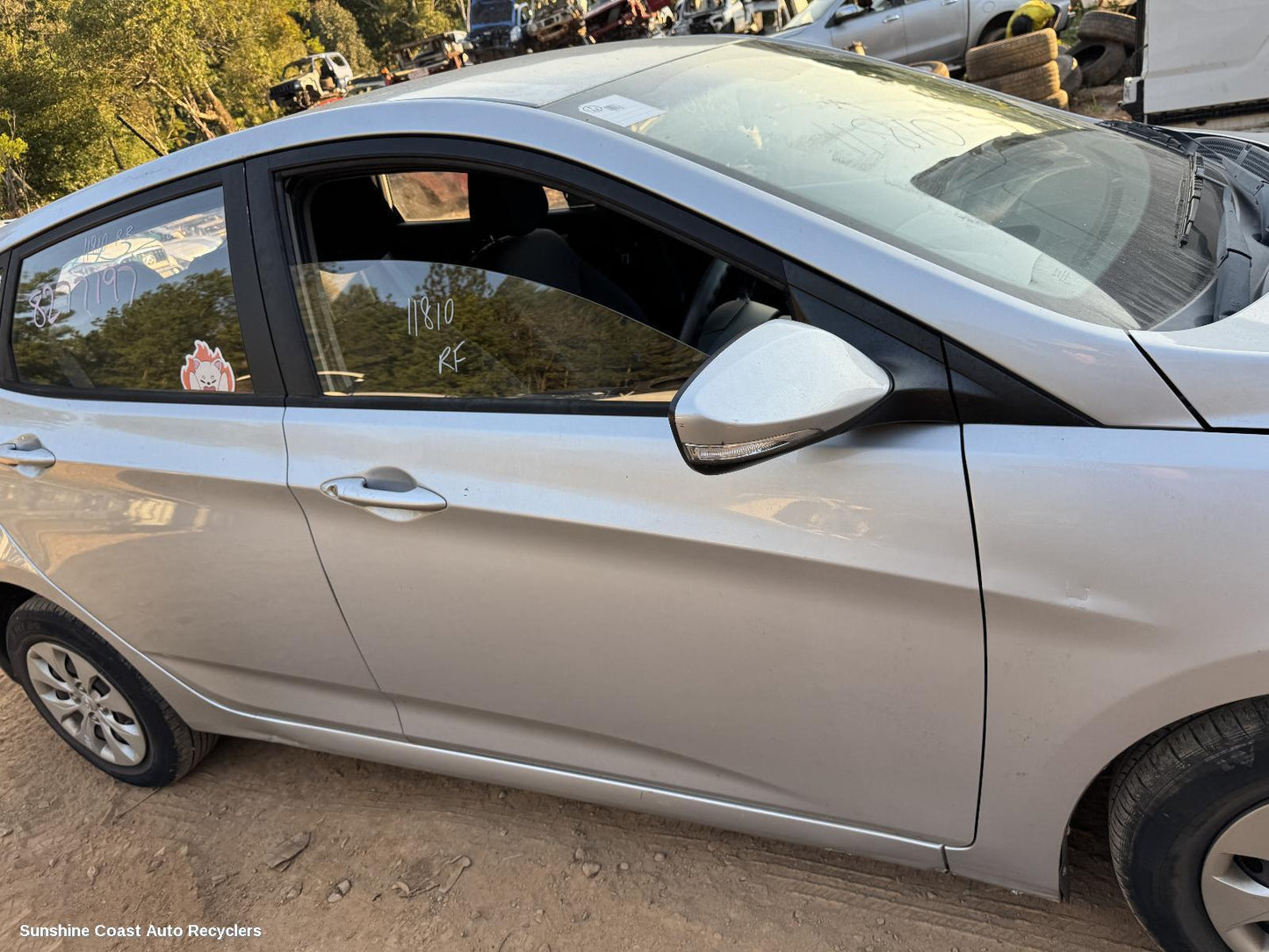 2011-2019 Hyundai Accent Right Front Door