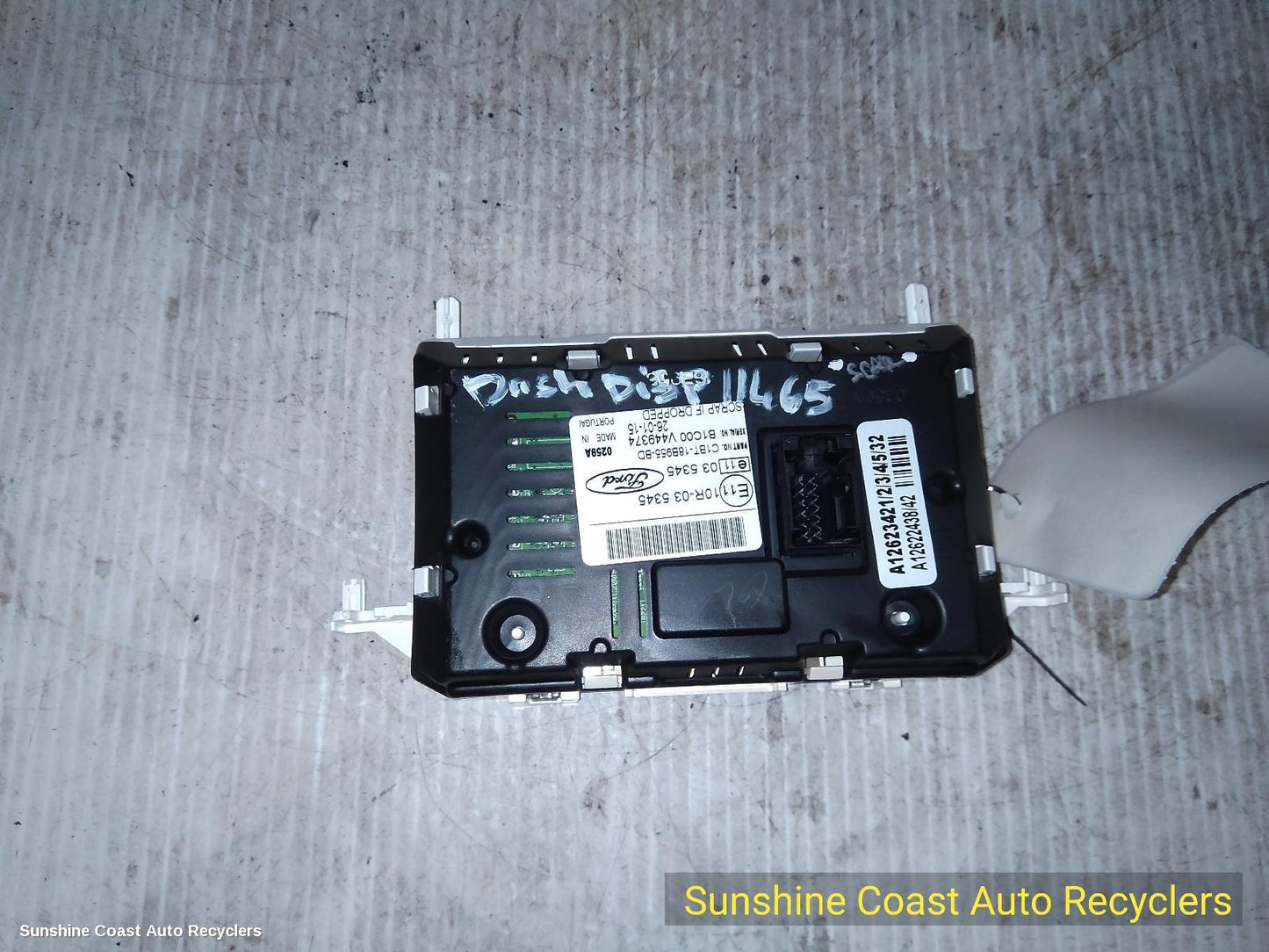 2015 Ford Ecosport Instrument Cluster