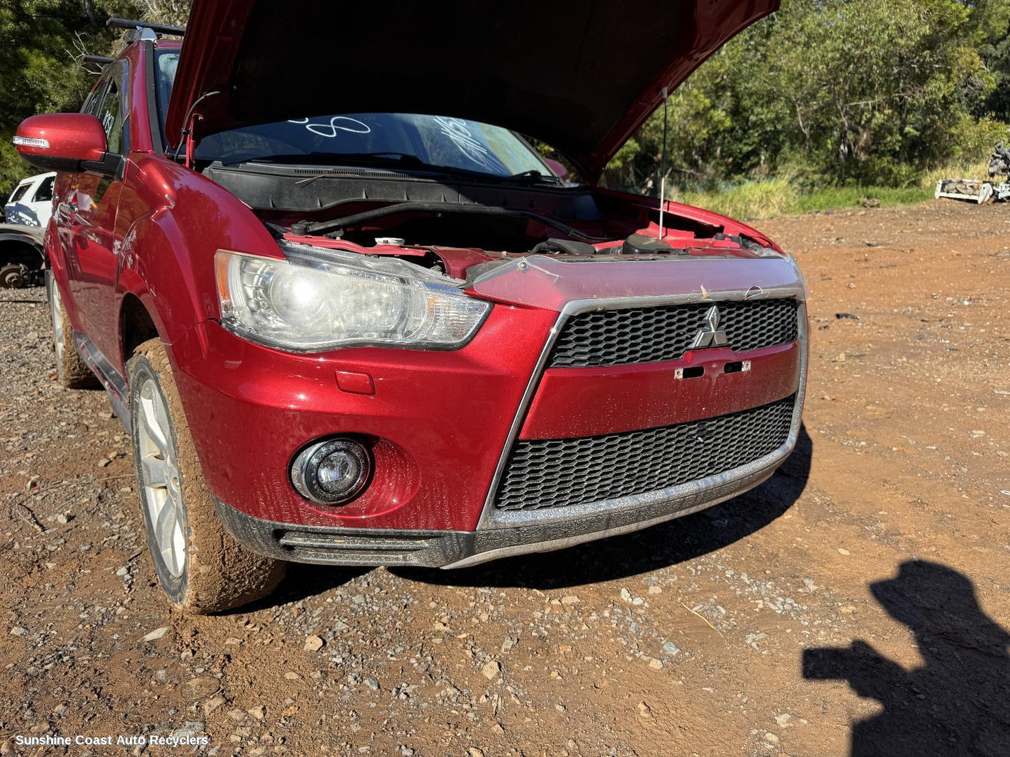 2010 Mitsubishi Outlander Front Bumper