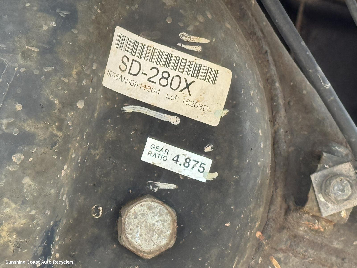 2016 Mitsubishi Triton Differential Centre