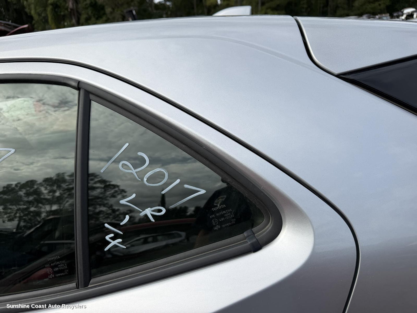 2020-2026 Toyota Yaris Cross Left Rear 1 4 Door Glass
