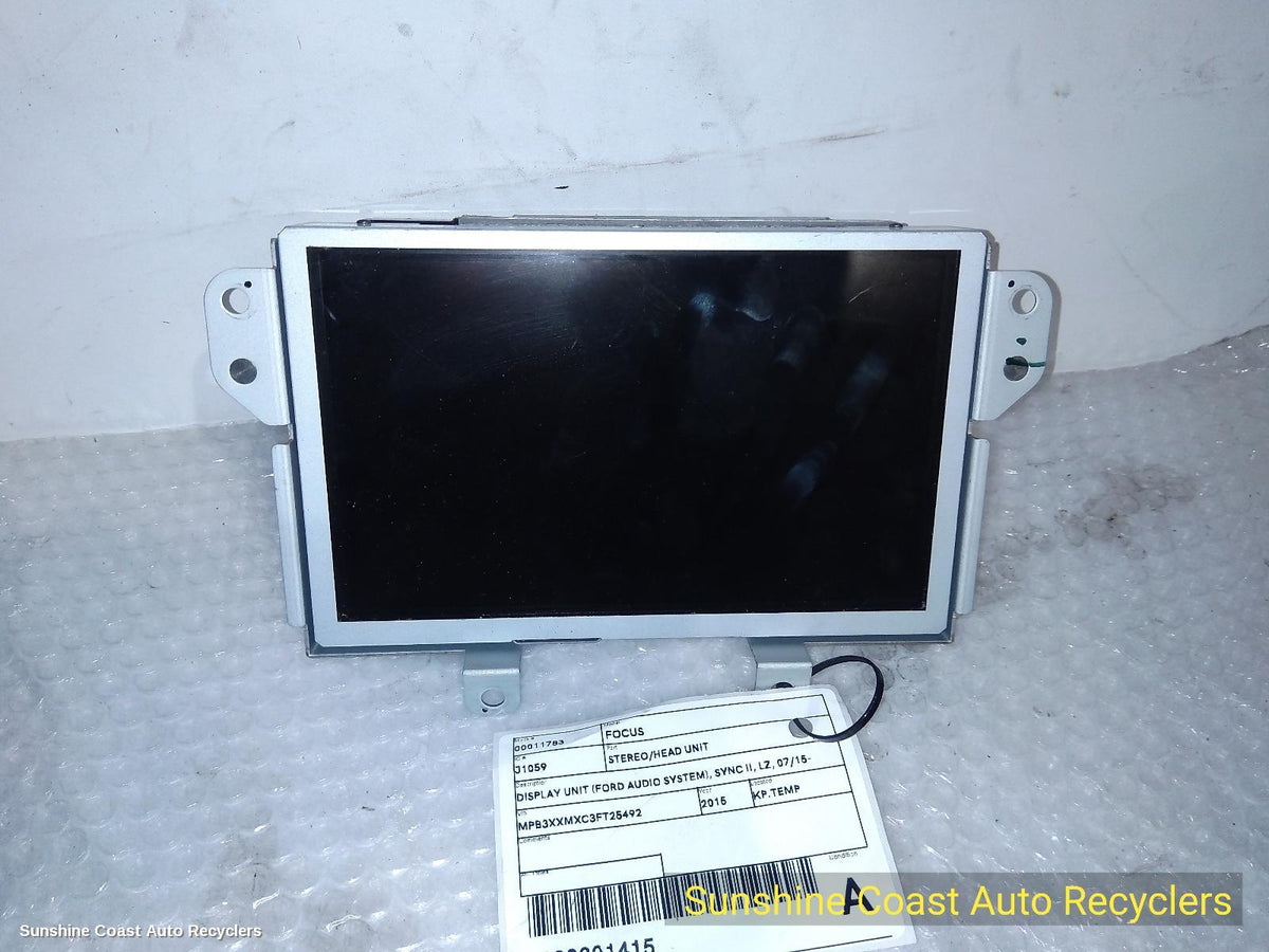 2015-2018 Ford Focus Radio Cd Dvd Sat Tv