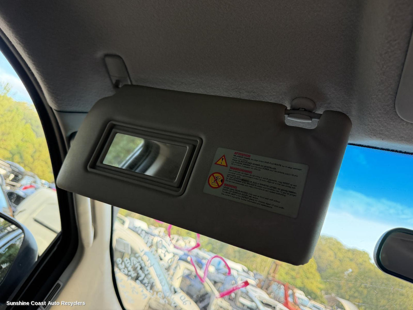 2005-2015 Nissan Navara Sunvisor