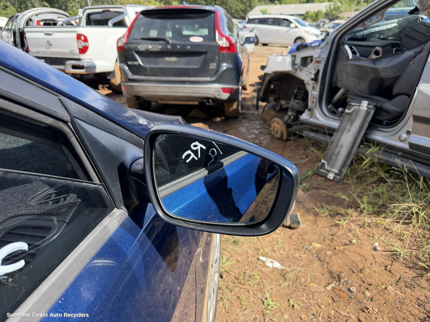 2011-2019 Hyundai Accent Right Door Mirror