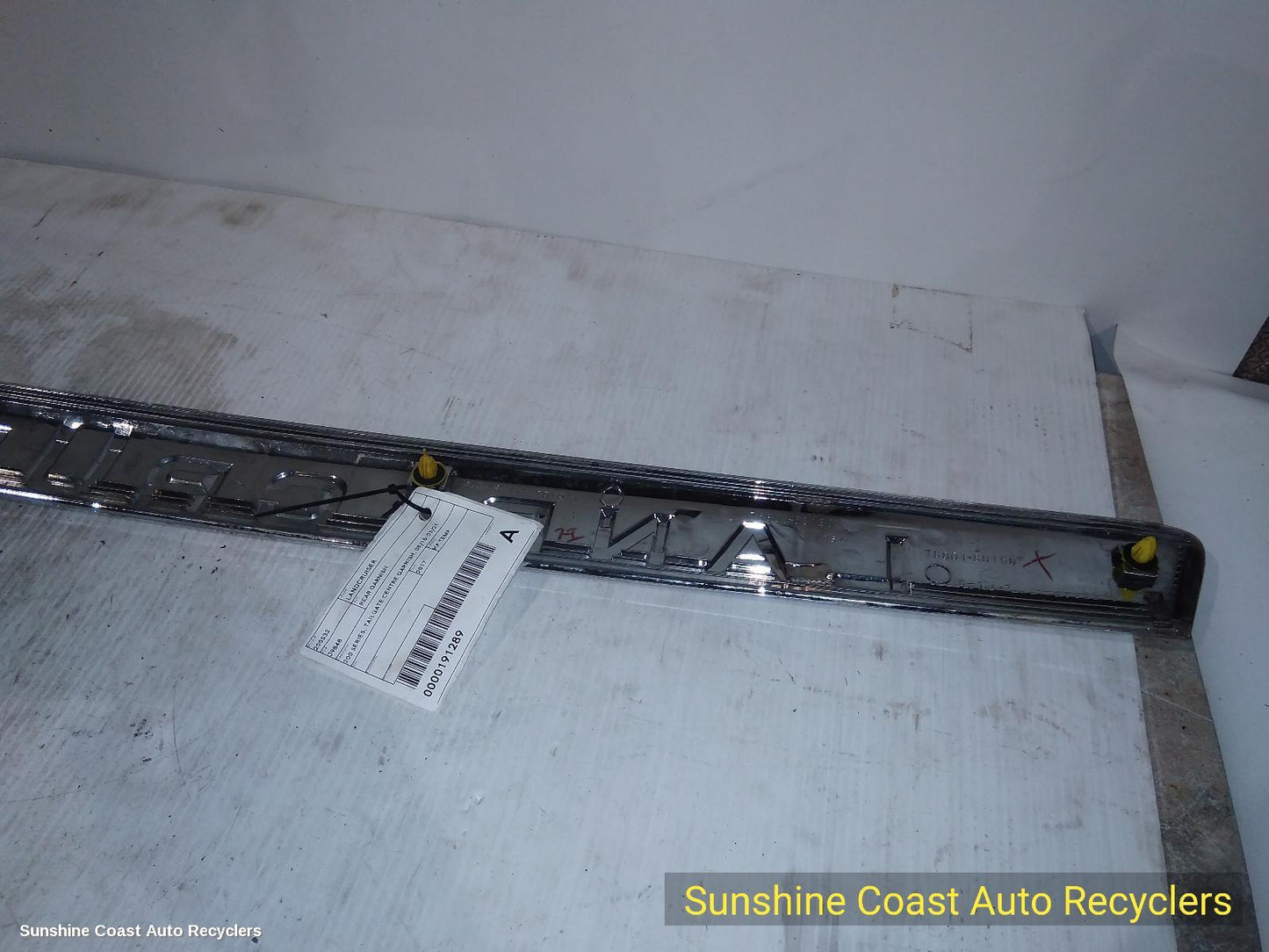 2014 Toyota Landcruiser Rear Garnish