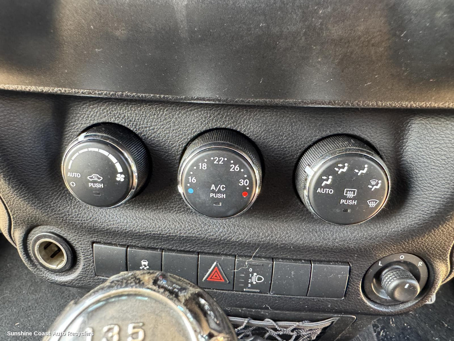 2013 Jeep Wrangler Heater Ac Controls