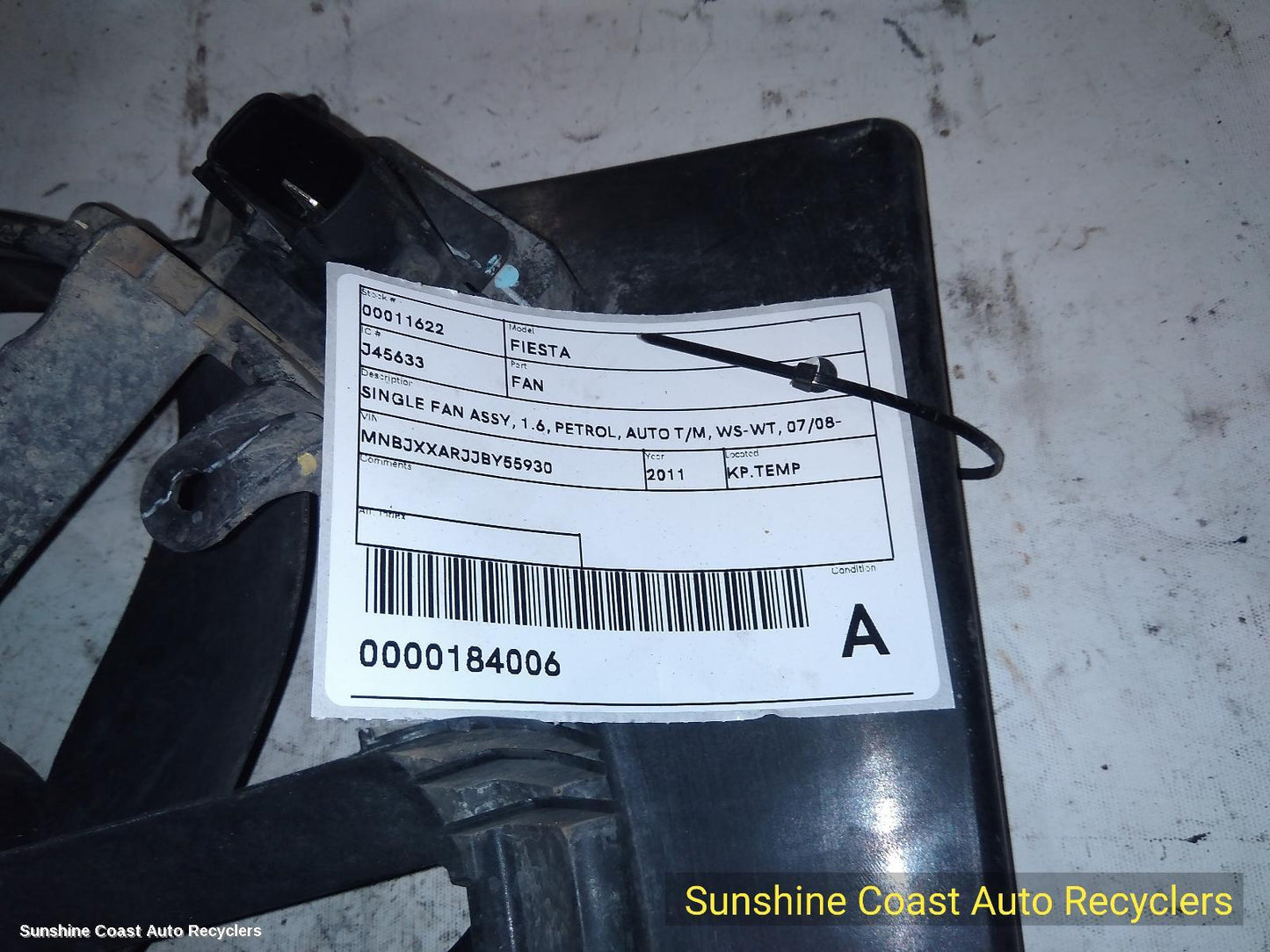 2011 Ford Fiesta Fan