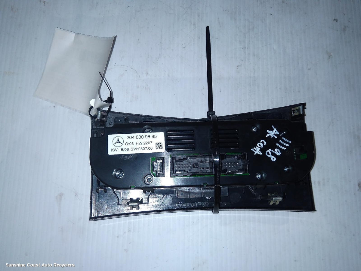 2007-2011 Mercedes C Class Heater Ac Controls