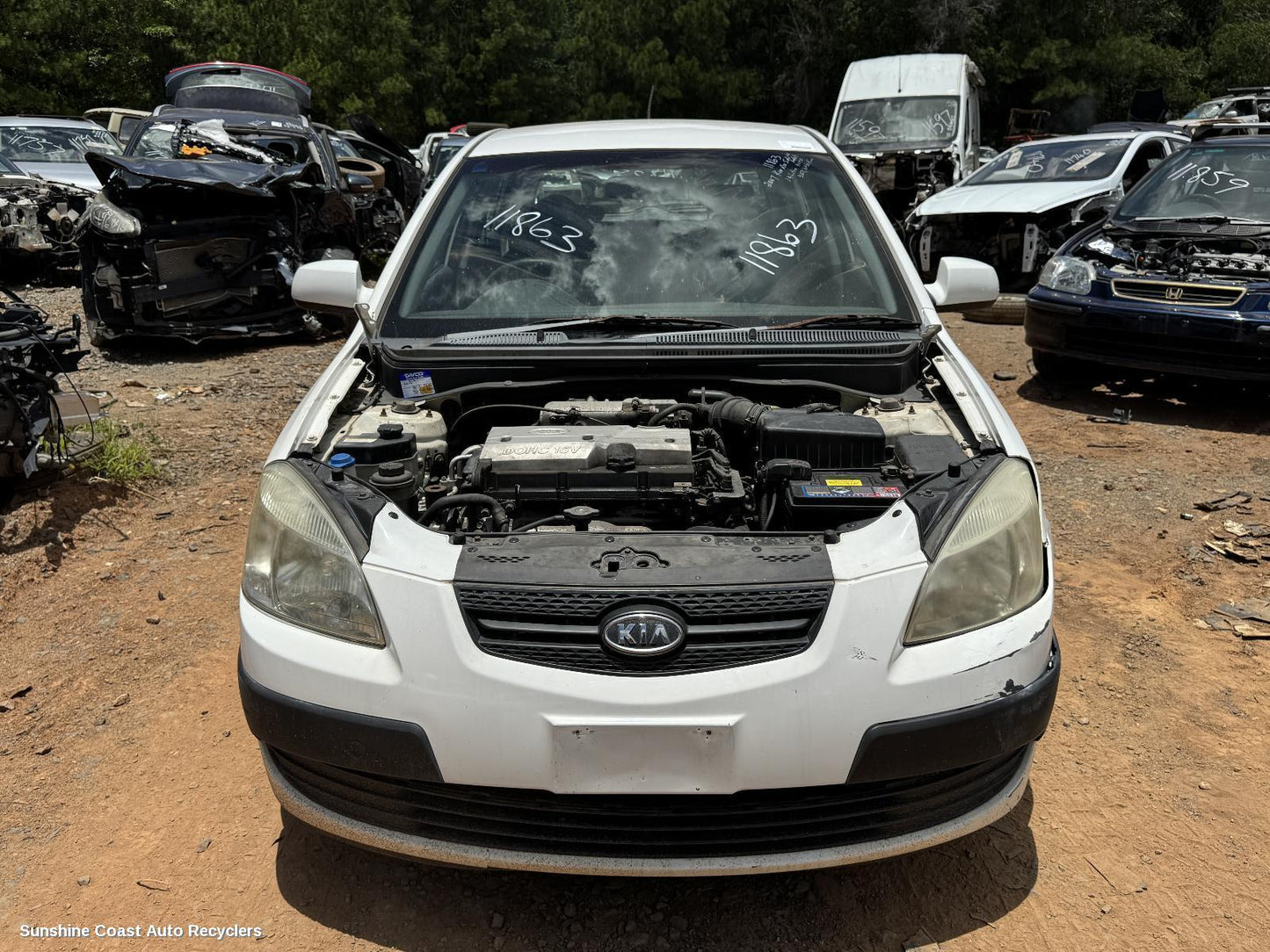 2007 Kia Rio Engine