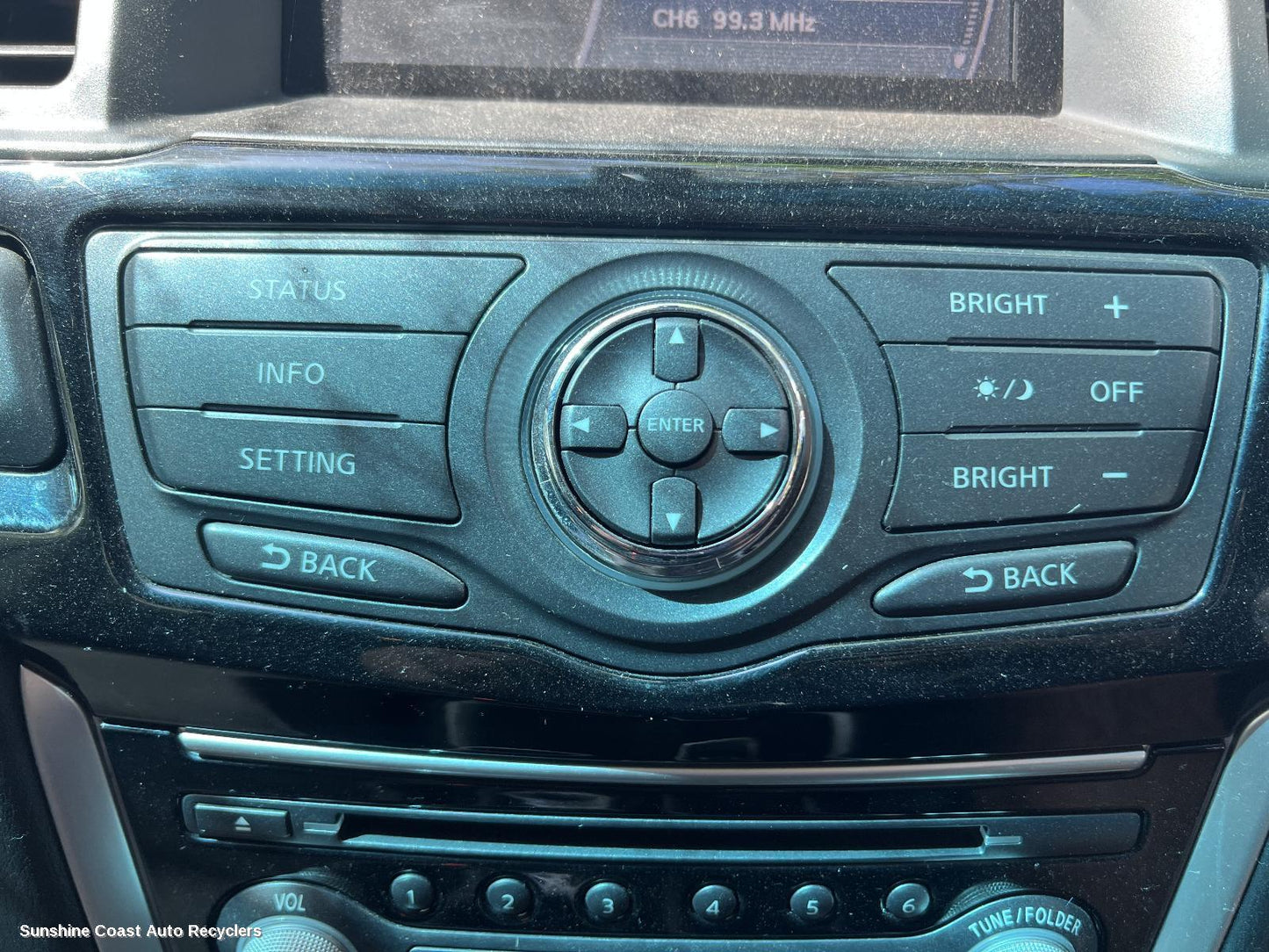 2014 Nissan Pathfinder Radio Cd Dvd Sat Tv