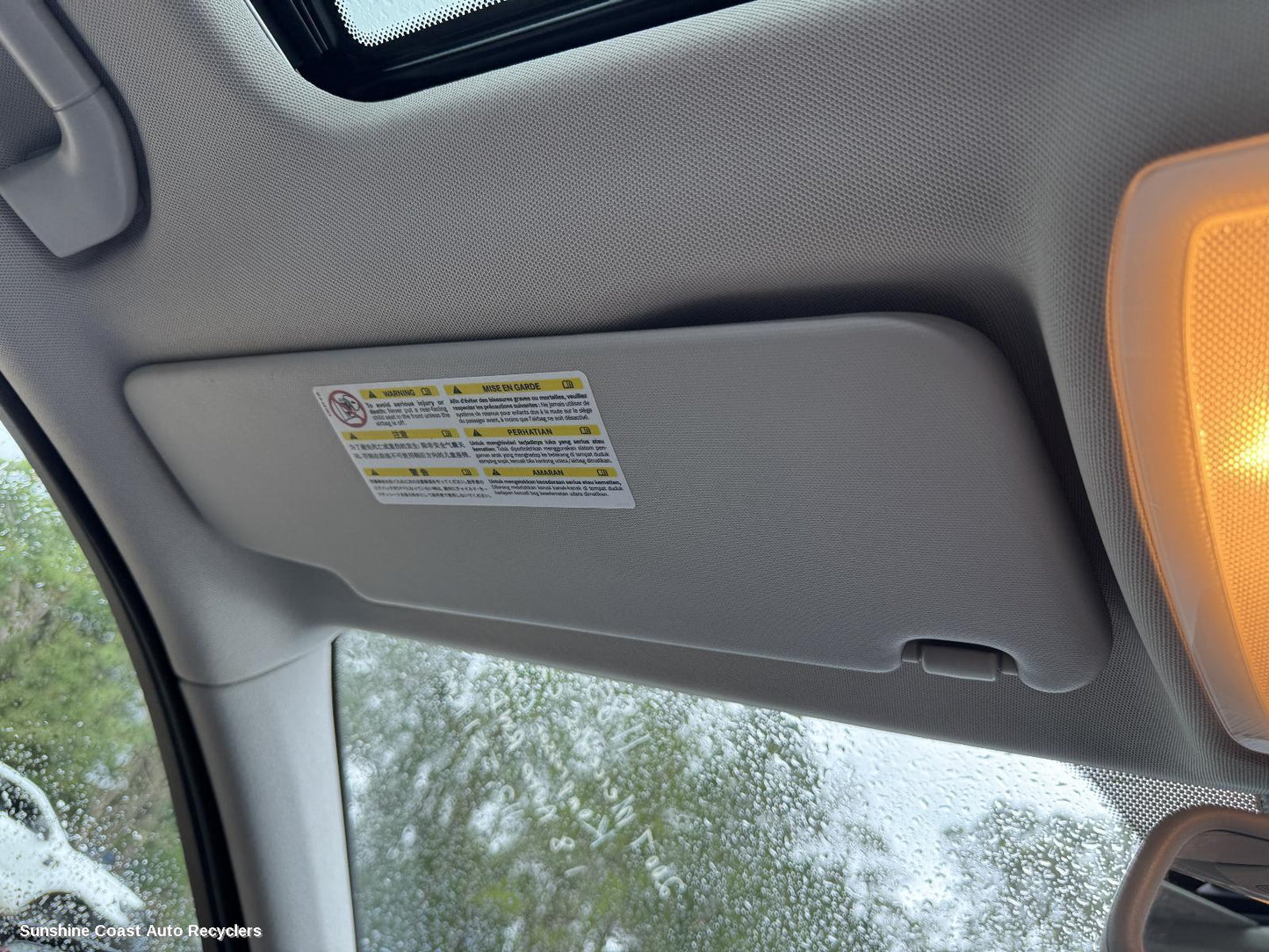 2007 Mercedes C Class Sunvisor
