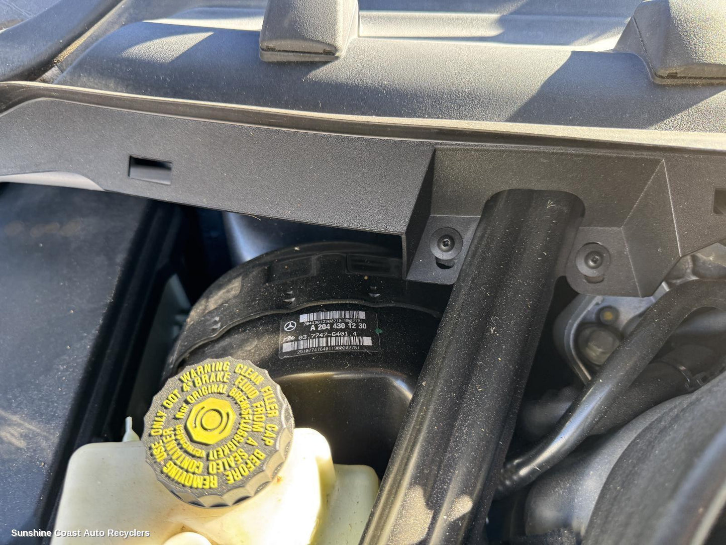2010 Mercedes C Class Brake Booster
