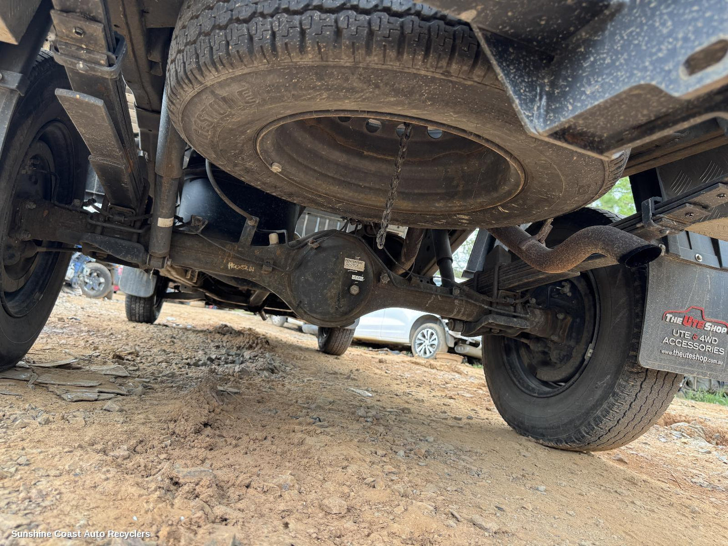 2016 Mitsubishi Triton Spare Wheel Winch
