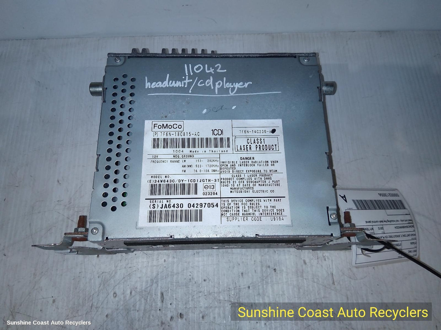2010 Jaguar Xf Radio Cd Dvd Sat Tv