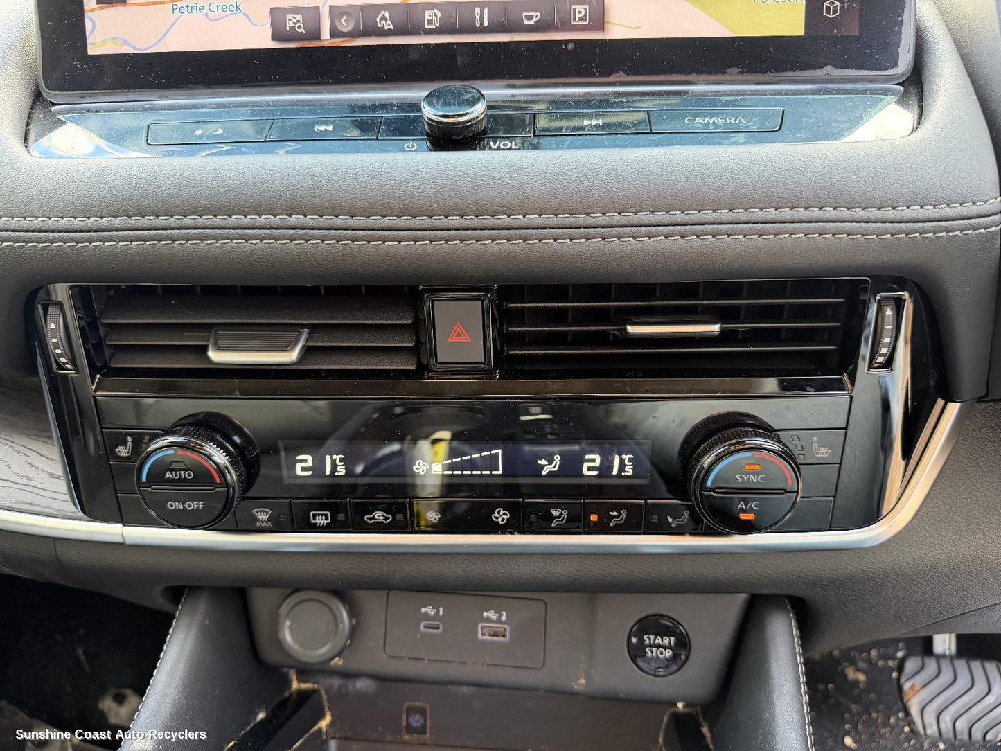 2022-2026 Nissan Xtrail Heater Ac Controls