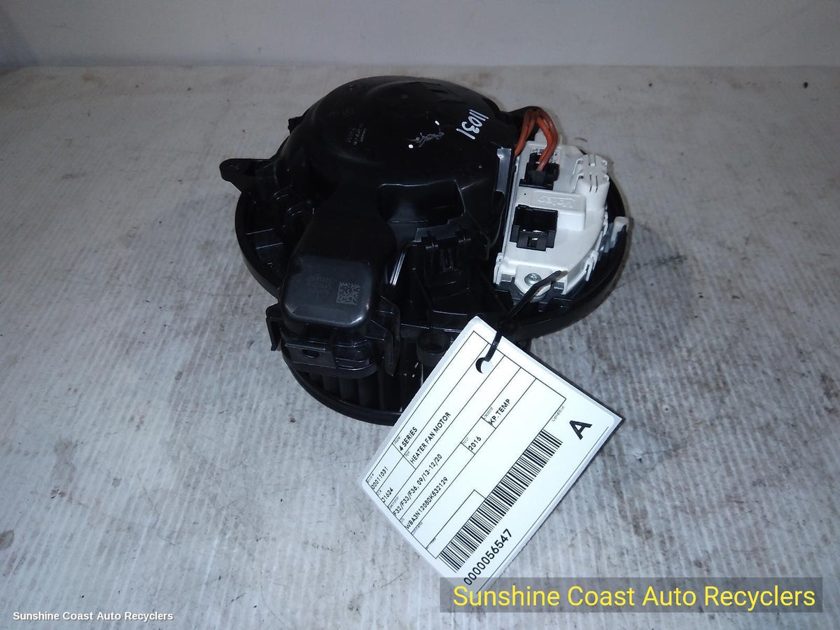 2013-2020 Bmw 4 Series Heater Fan Motor