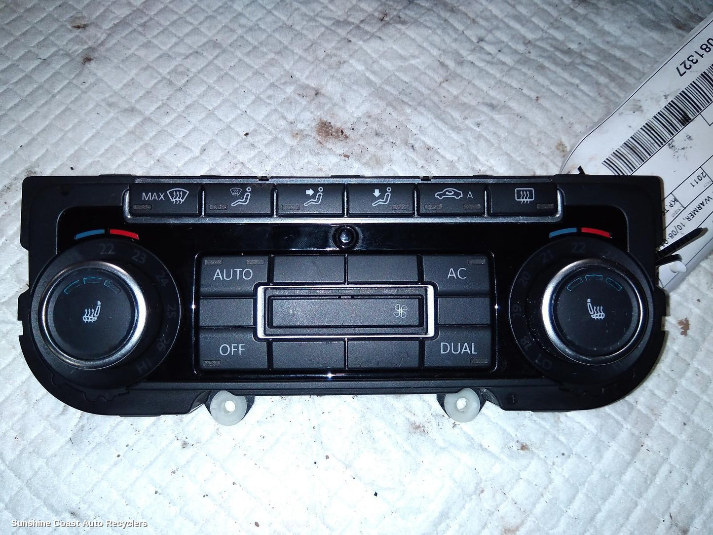 2011 Volkswagen Golf Heater Ac Controls