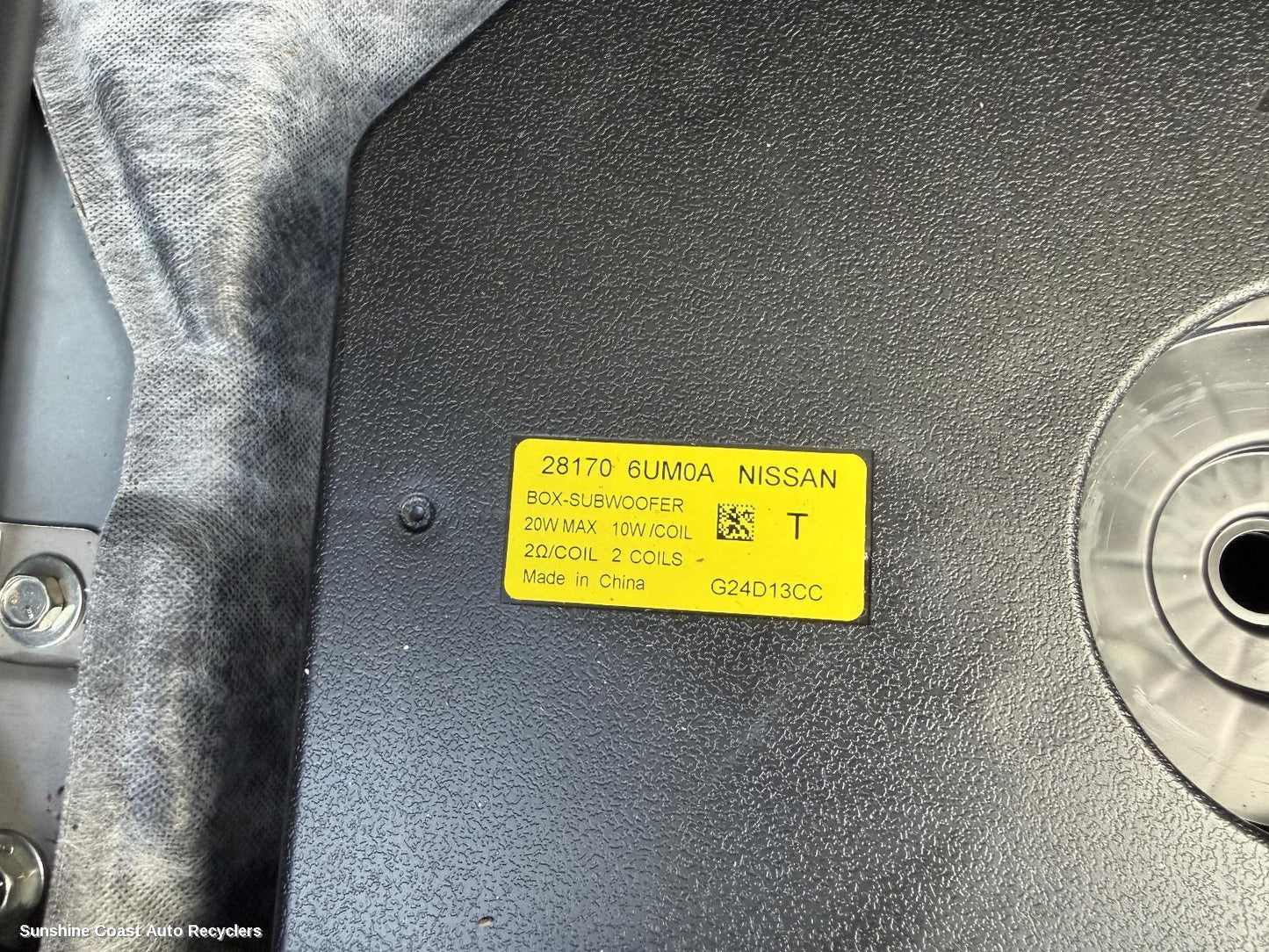2001-2025 Nissan Xtrail Speaker