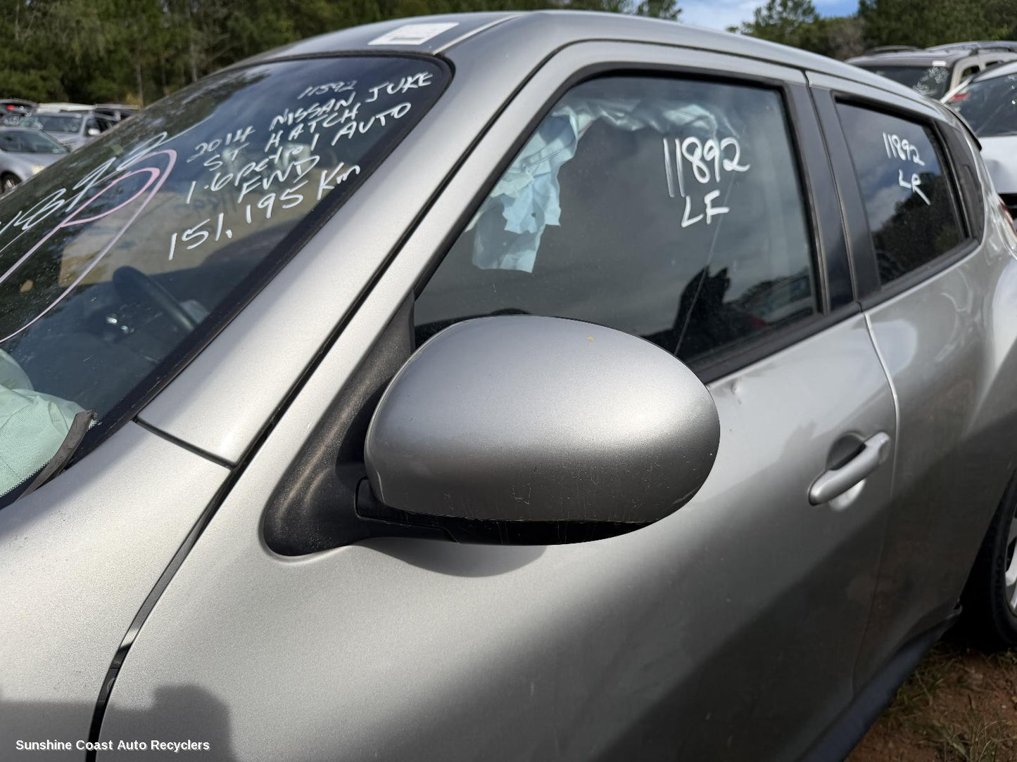 2014 Nissan Juke Left Door Mirror