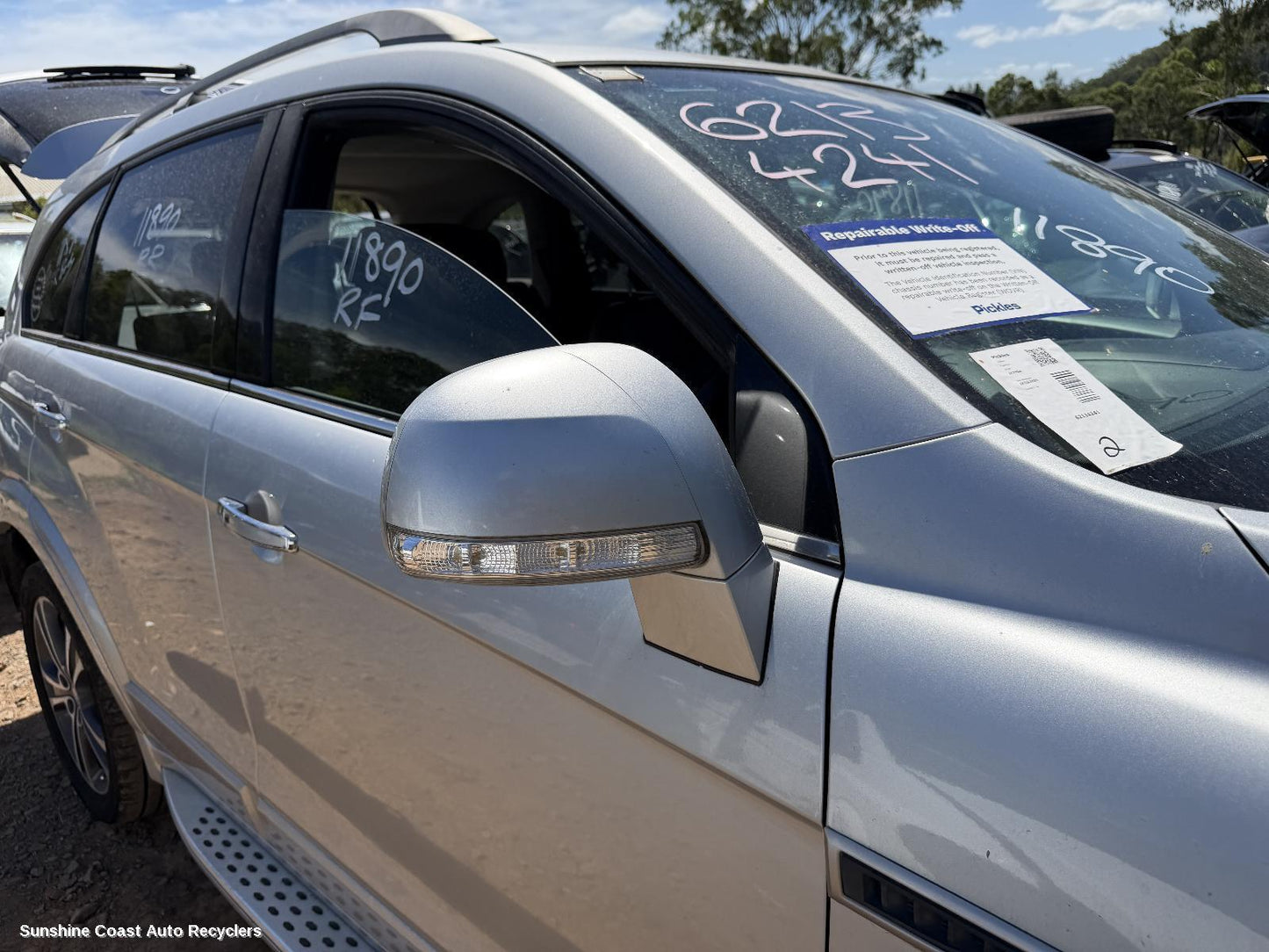 2017 Holden Captiva Right Door Mirror