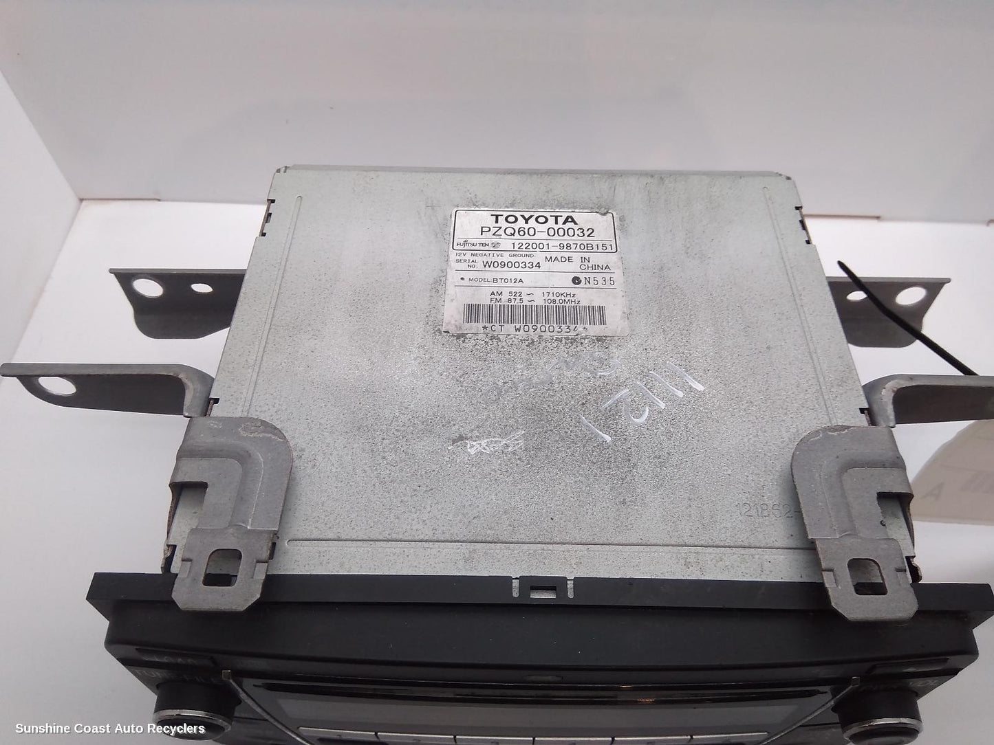 2009 Toyota Rav4 Radio Cd Dvd Sat Tv