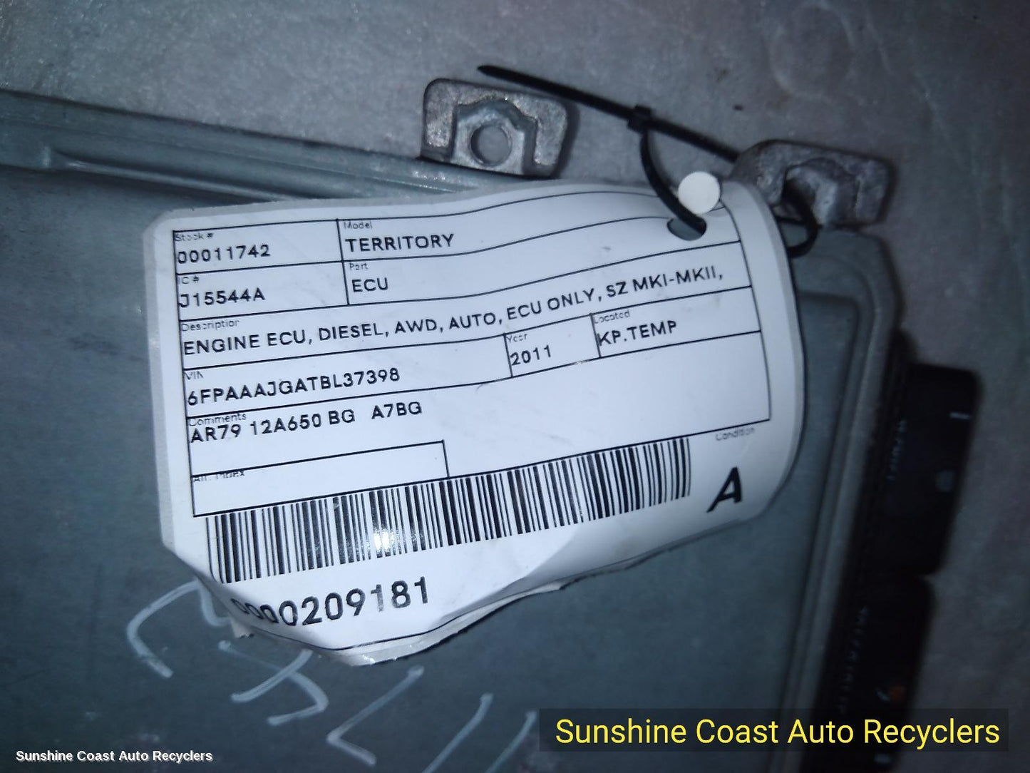 2011 Ford Territory Ecu