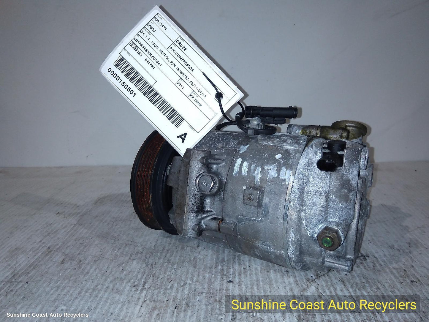 2012 Holden Cruze A C Compressor