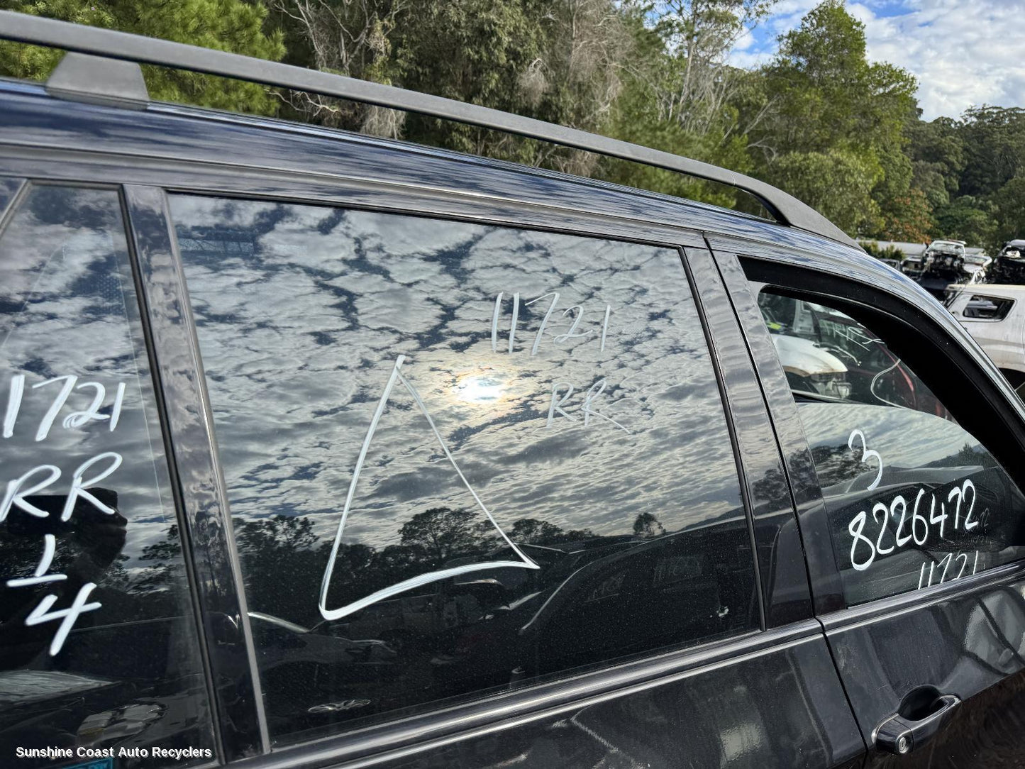 2008 Bmw X5 Right Rear Door Window
