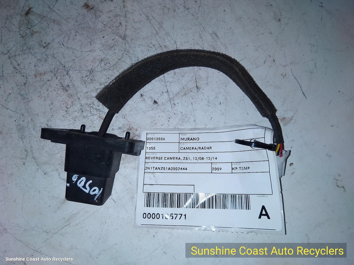 2009 Nissan Murano Reverse Camera