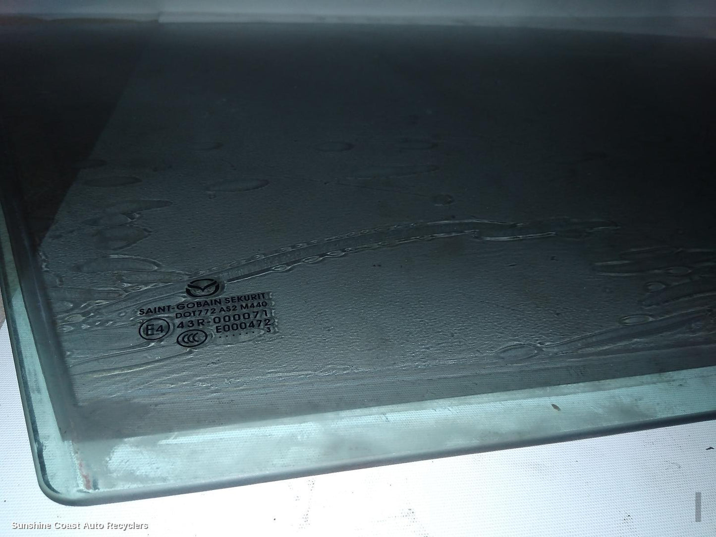 2013 Mazda 3 Right Front Door Window