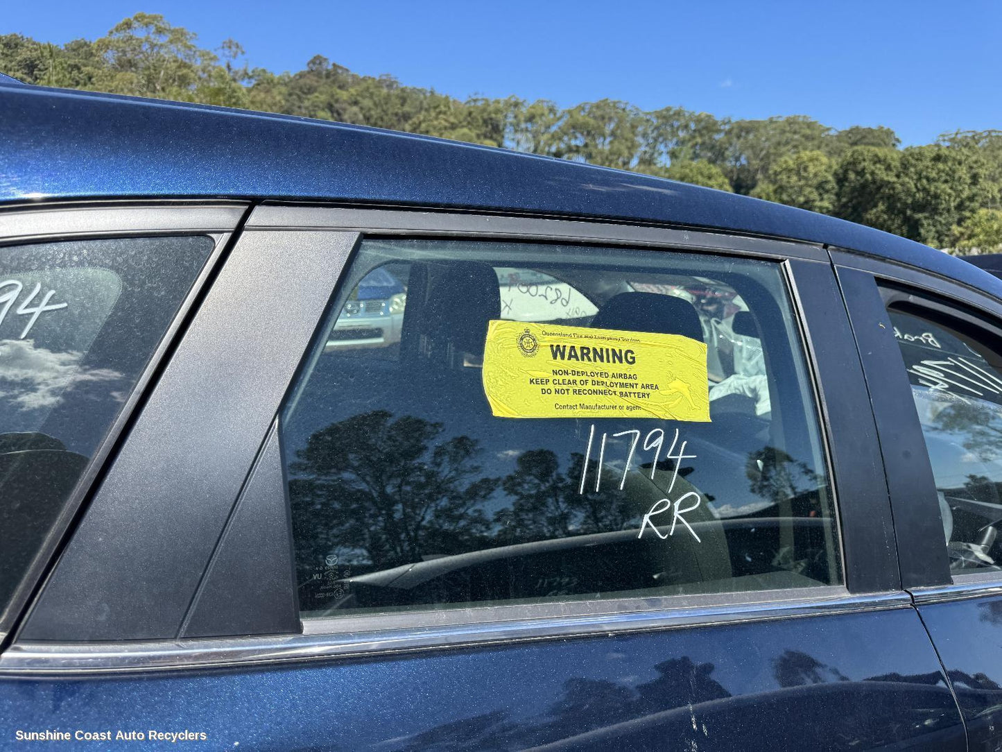 2023 Mazda Cx5 Right Rear Door Window