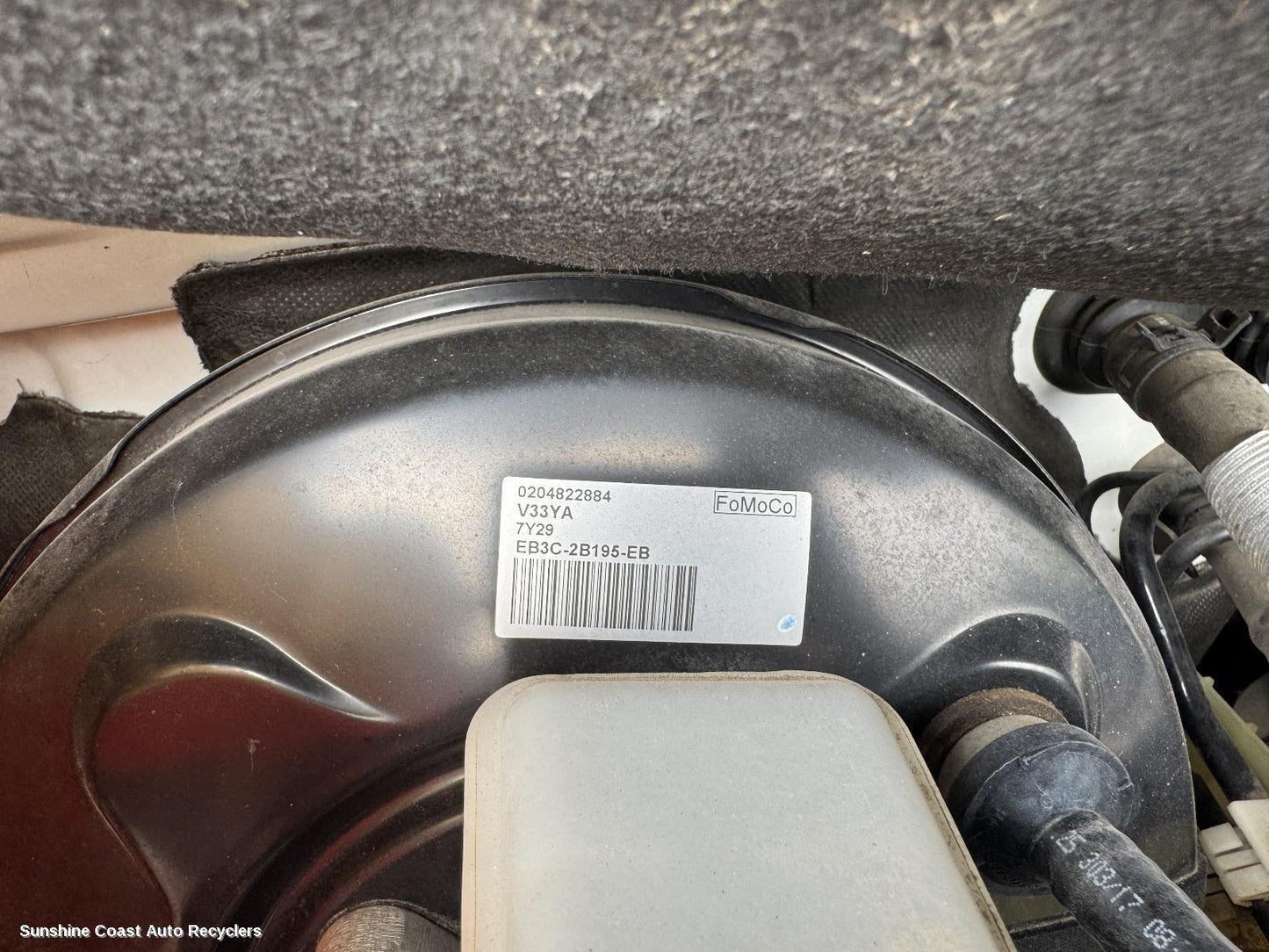 2018 Ford Ranger Brake Booster