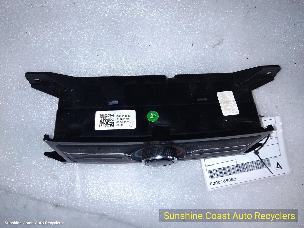 2017-2021 Ldv T60 Heater Ac Controls