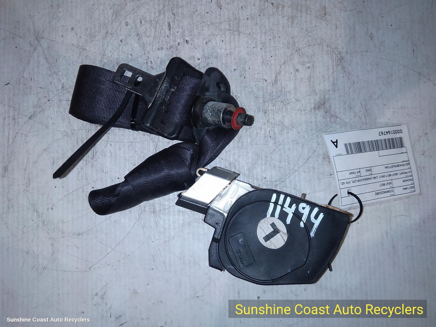 2006 Holden Commodore Seatbelt Stalk