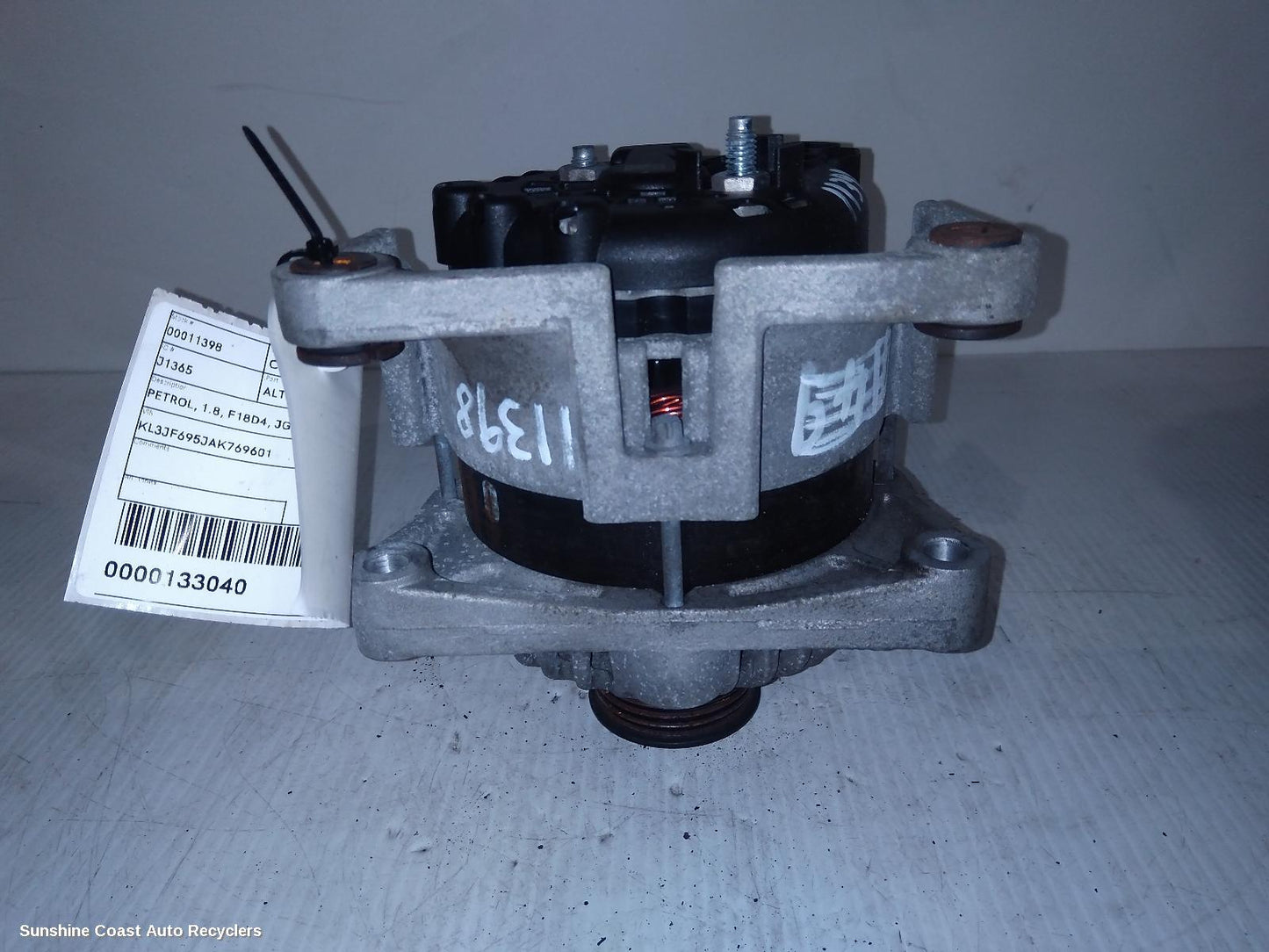 2010 Holden Cruze Alternator