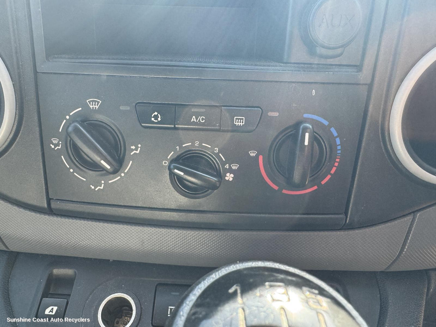 2013 Peugeot Partner Heater Ac Controls