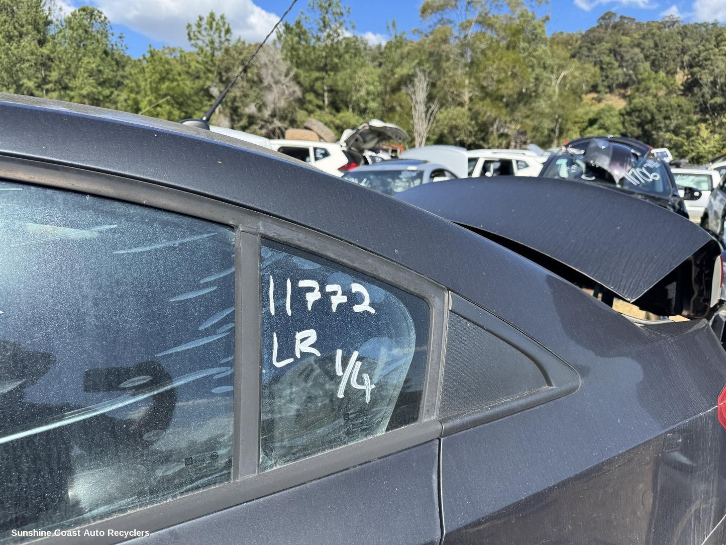 2010 Holden Cruze Left Rear 1 4 Door Glass