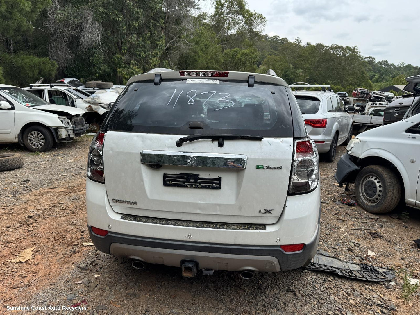 2013 Holden Captiva Rear Garnish