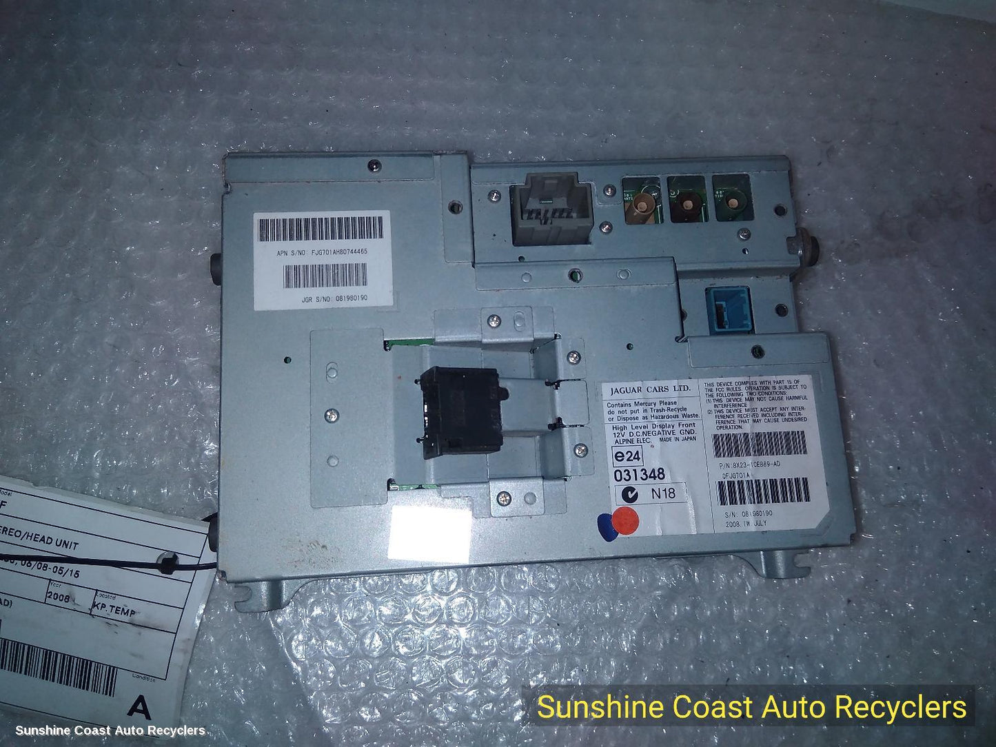 2008-2015 Jaguar Xf Radio Cd Dvd Sat Tv