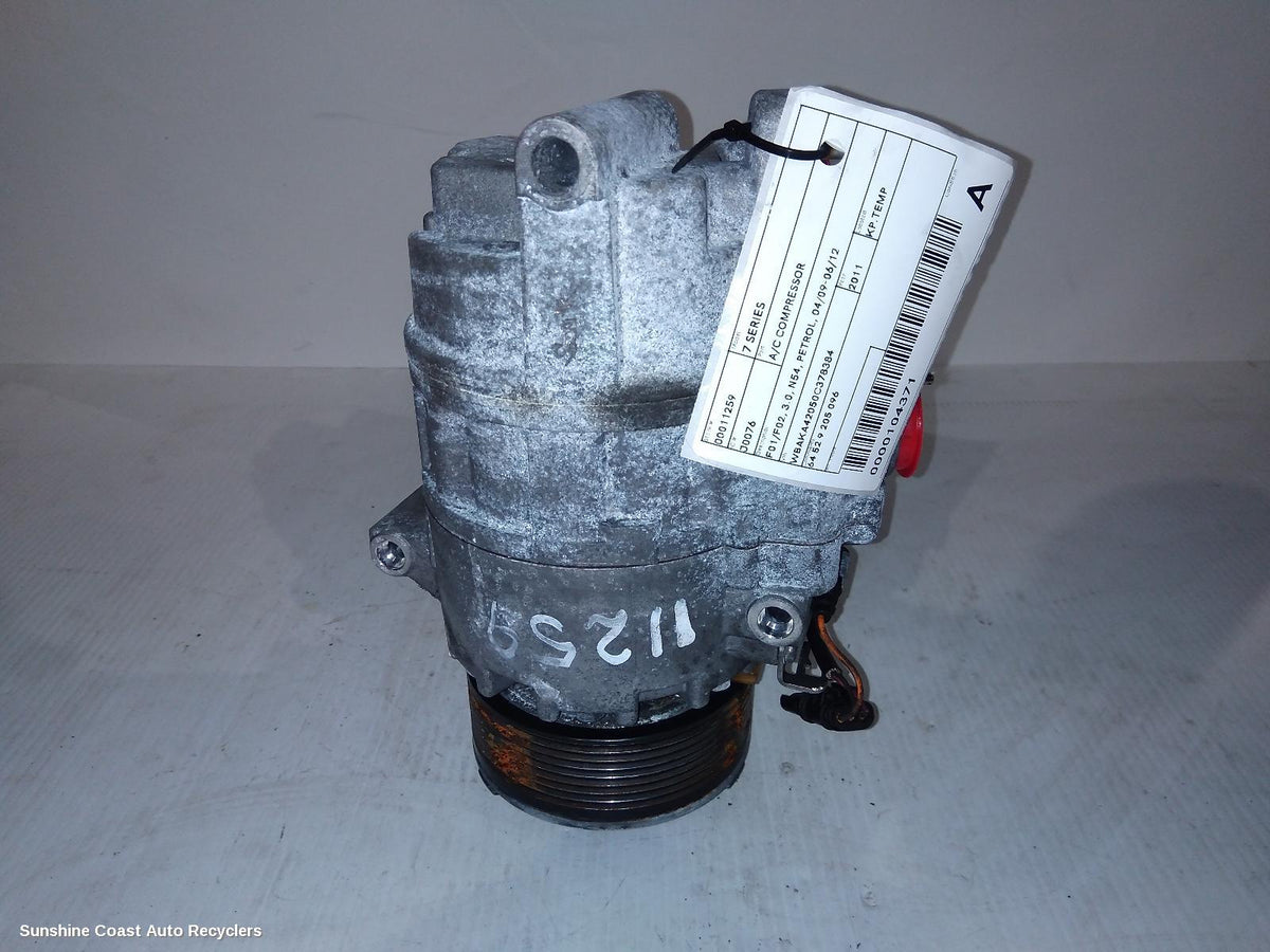 2009-2012 Bmw 7 Series A C Compressor