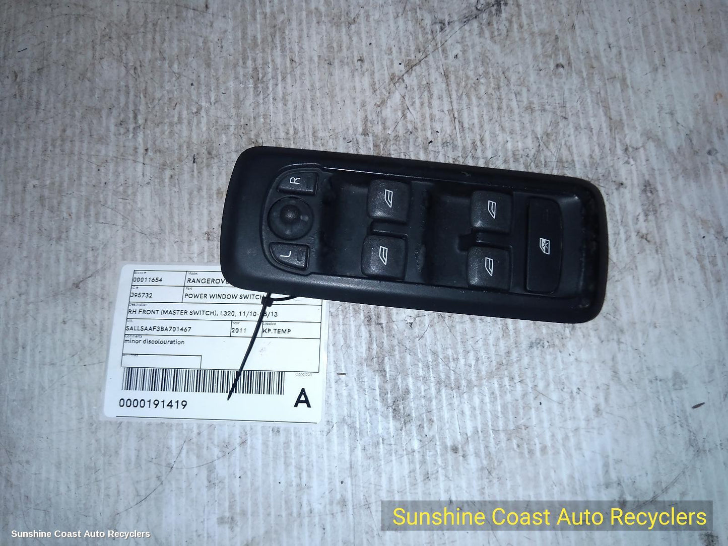 2010-2013 Land Rover Rangerover Sport Pwr Dr Wind Switch