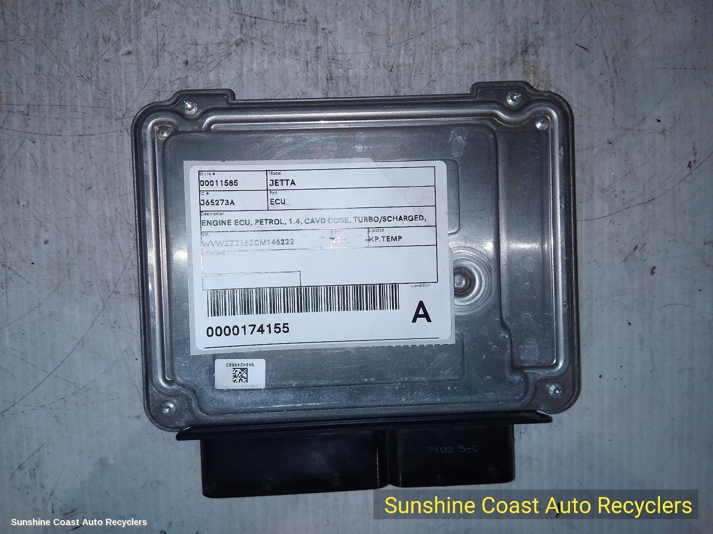 2012 Volkswagen Jetta Ecu
