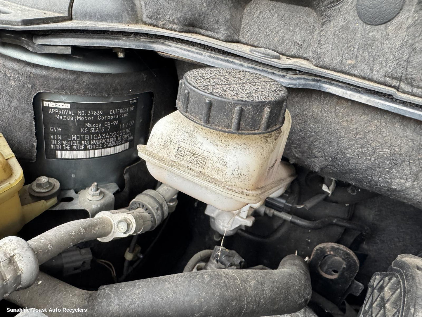 2009 Mazda Cx9 Master Cylinder